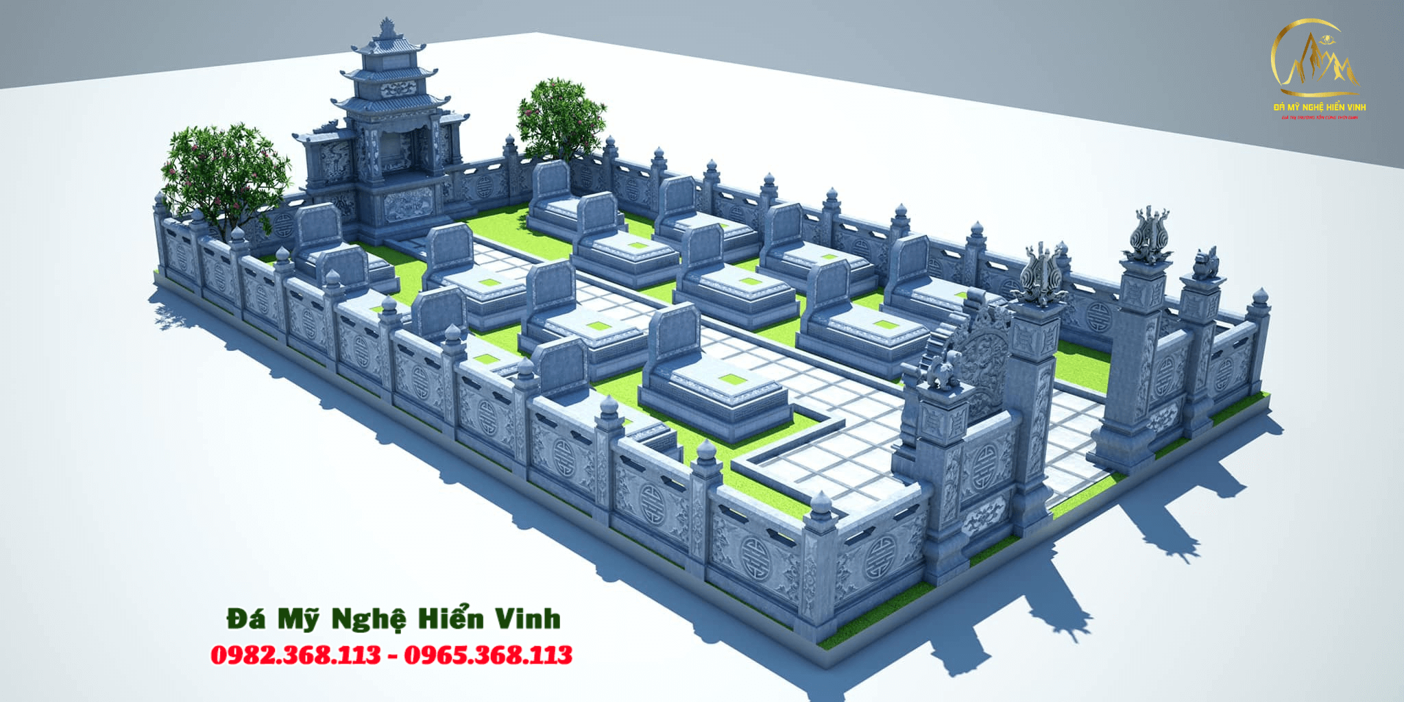 Làm khu lăng mộ đá giá tốt